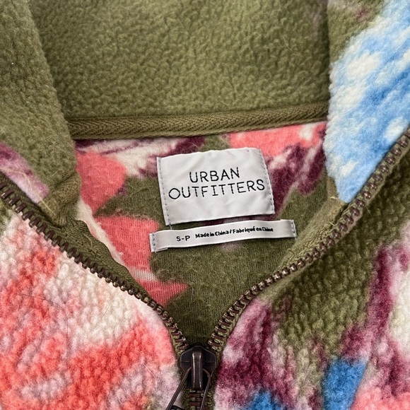 Urban Outfitters Colorful Fleece Zip-Up - Picture 2 of 3